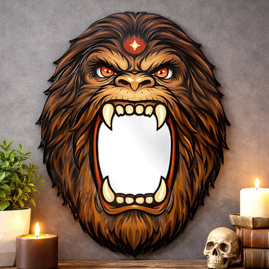 Bigfoot Mirror Wall Art