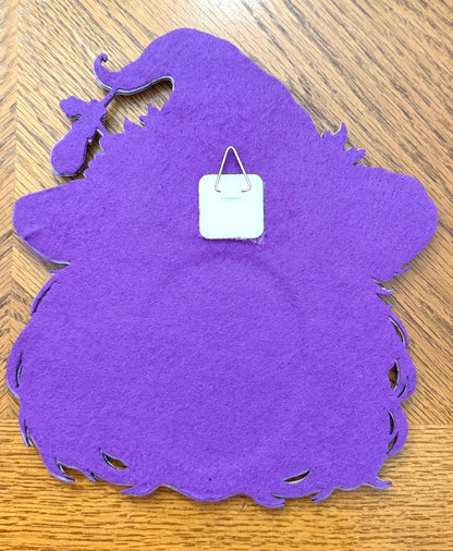Glittery Witch Mirror Wall Art