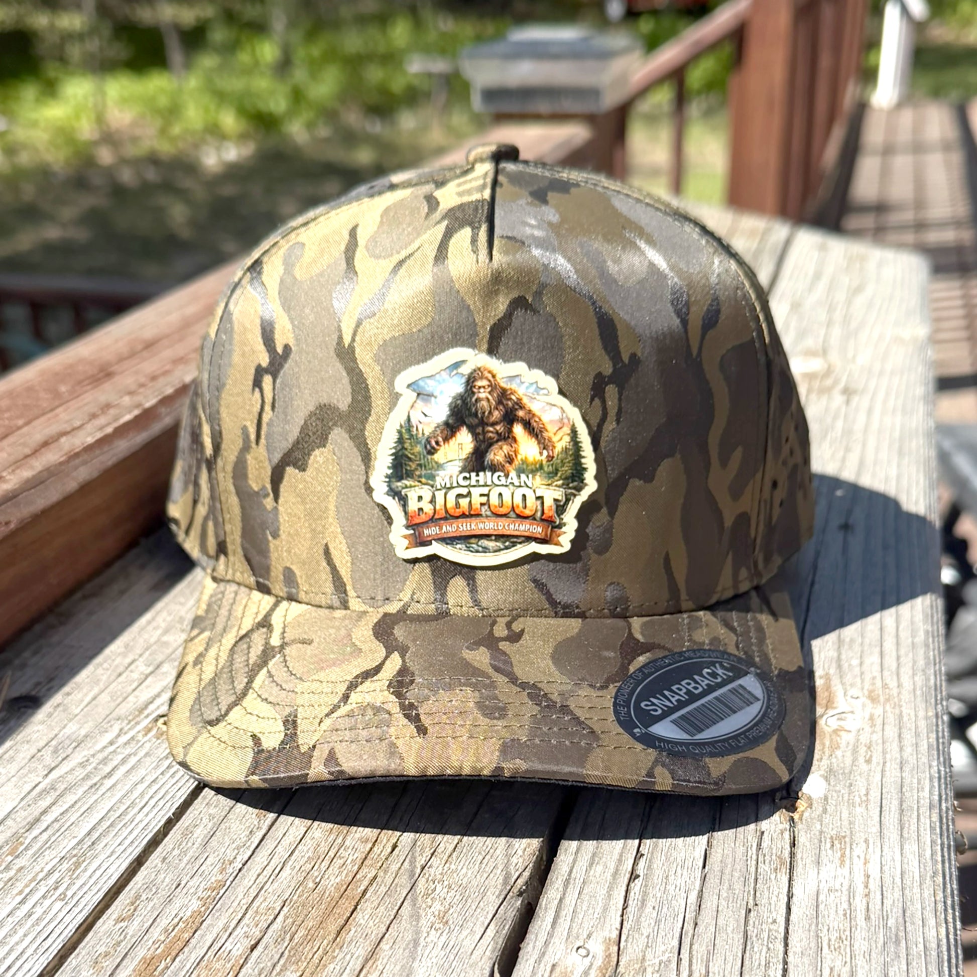 Michigan Bigfoot Premium Trucker Cap - J&L Craftworks