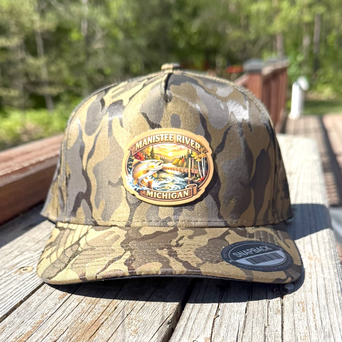 Manistee River Premium Trucker Cap - J&L Craftworks