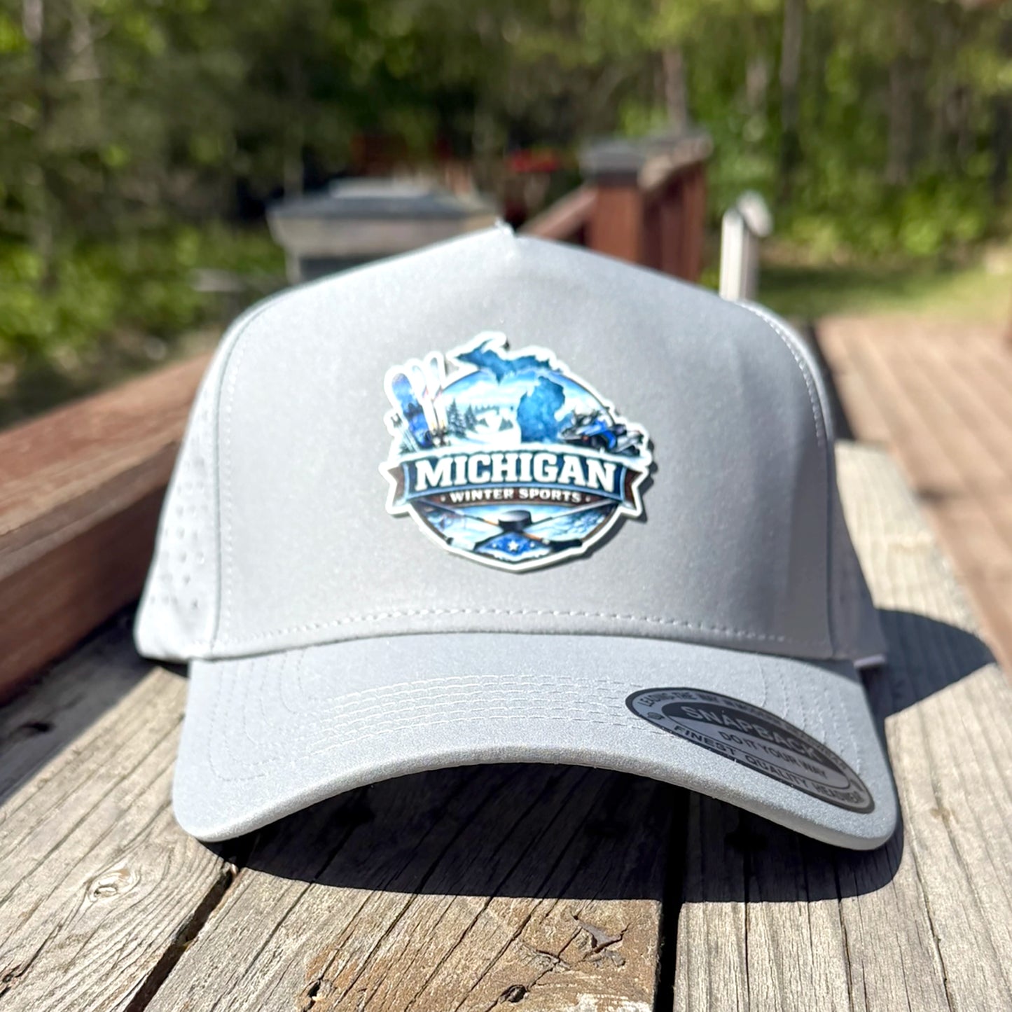 Michigan Winter Sports Premium Trucker Cap - J&L Craftworks