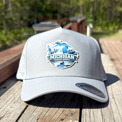 Michigan Winter Sports Premium Trucker Cap - J&L Craftworks