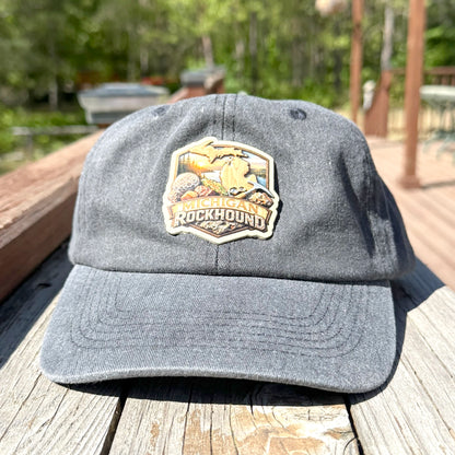 Michigan Rockhound Pigment-Dyed Baseball Cap - J&L Craftworks