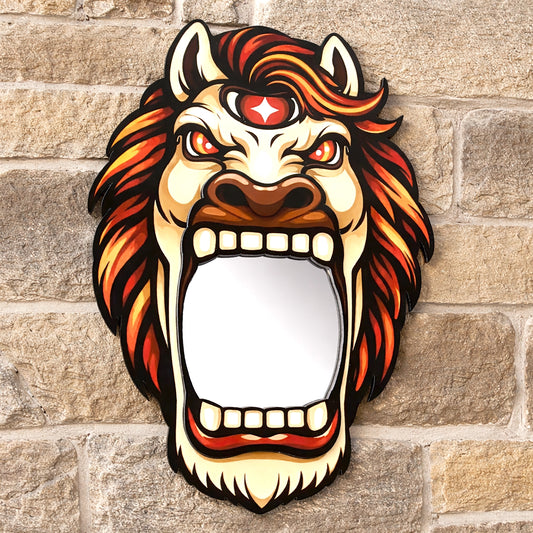 Crazy Horse Mirror Wall Art