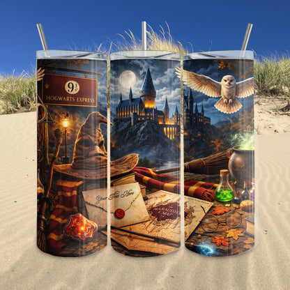 20oz Personalized Magic Theme Tumbler