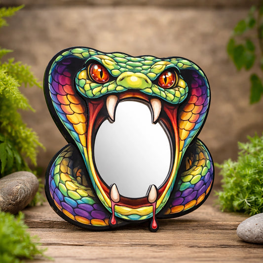 Snake Mirror Wall Art