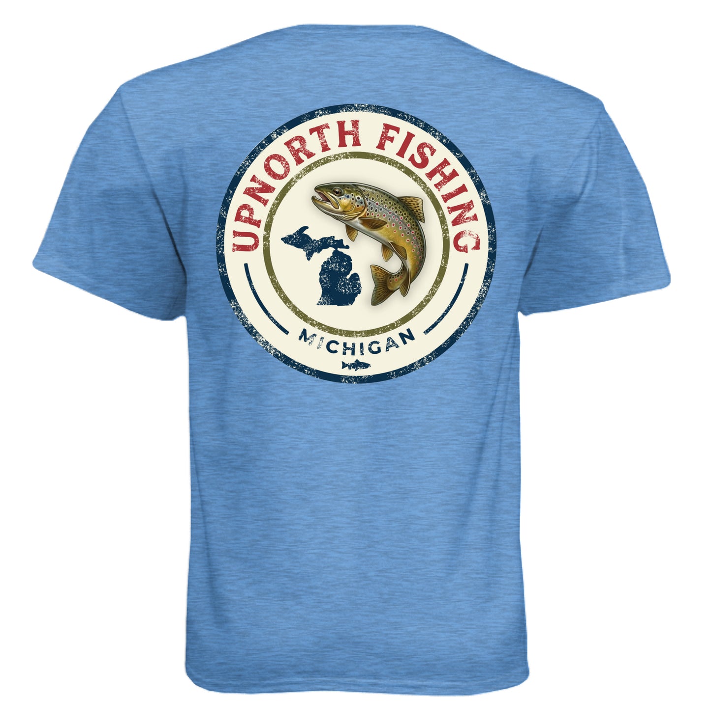 Heather Columbia Blue - BACK