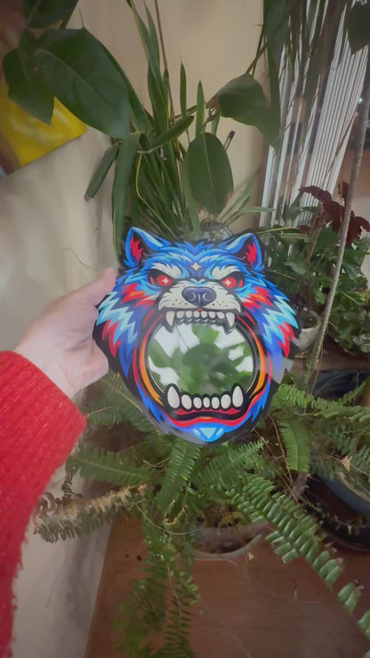 Wolf Mirror Wall Art