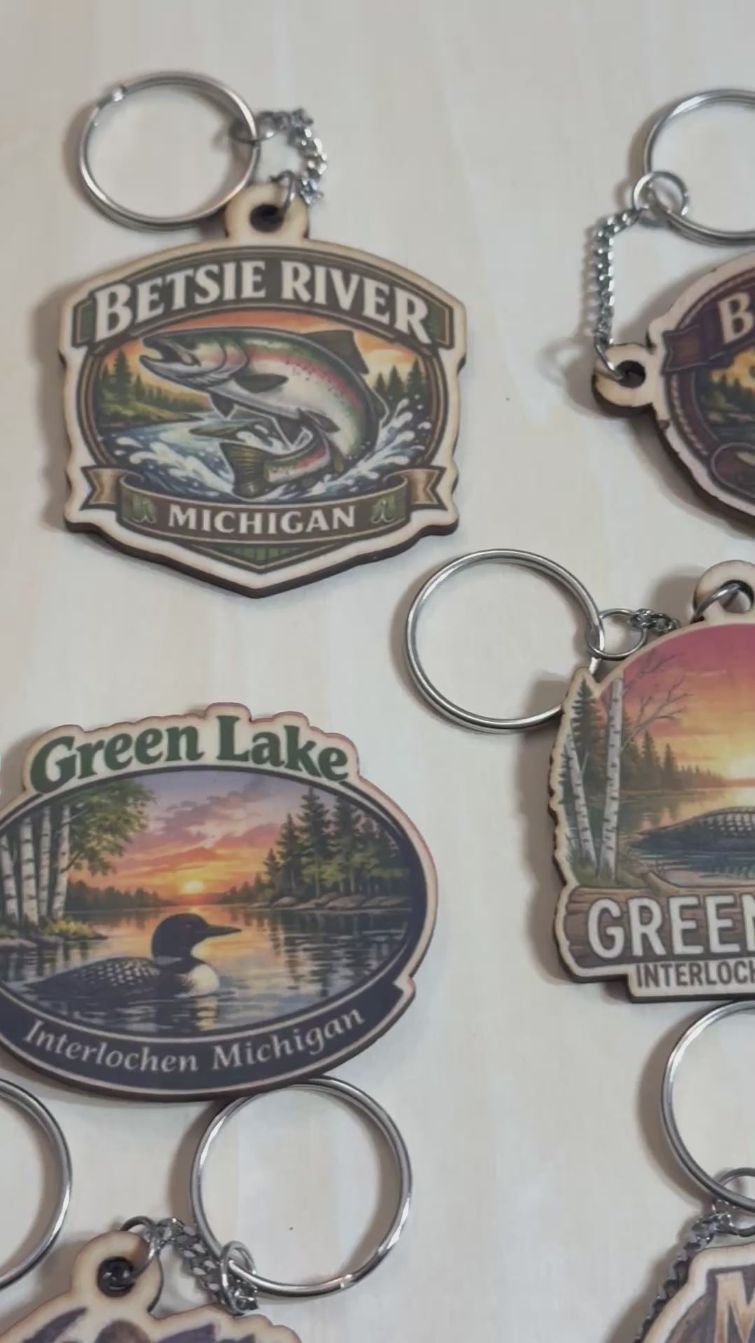 Michigan-Themed Keychains Video