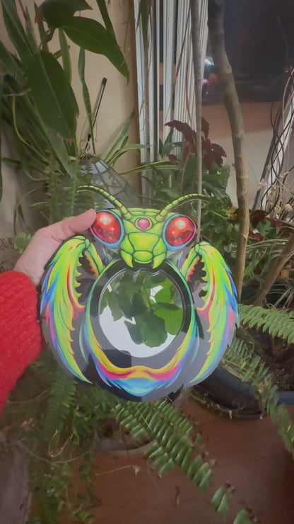 Praying Mantis Mirror Wall Art